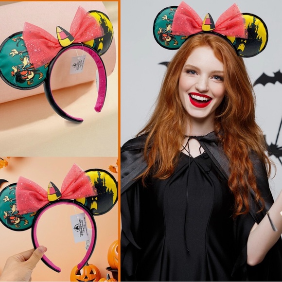 NEW Disney DVC Vacation Club Mickey Mouse Happy Halloween Glow-in-the-Dark Ears - Picture 7 of 9